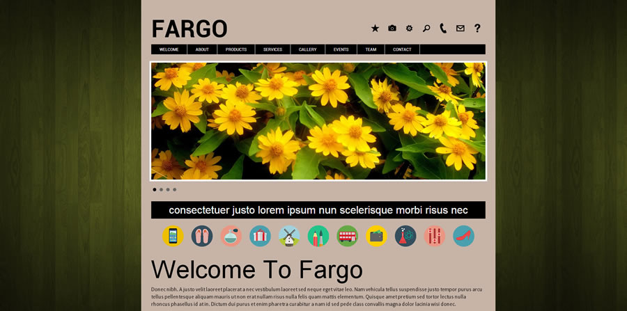 Website Template - Fargo